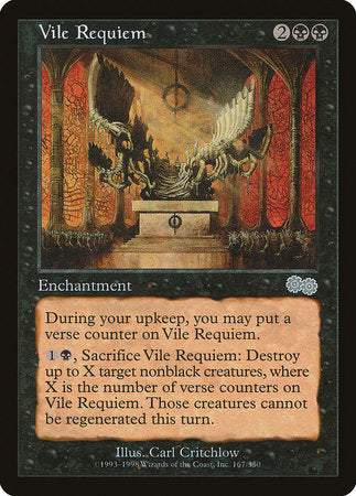 Vile Requiem [Urza's Saga] | Jomio and Rueliete's Cards and Comics