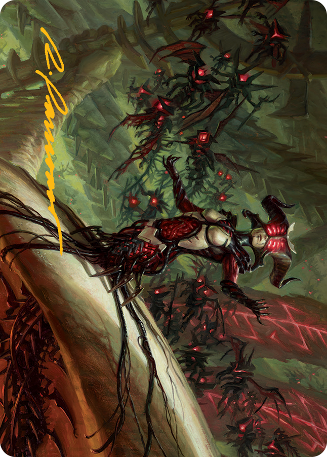 Sheoldred Art Card (Gold-Stamped Signature) [March of the Machine Art Series] | Jomio and Rueliete's Cards and Comics