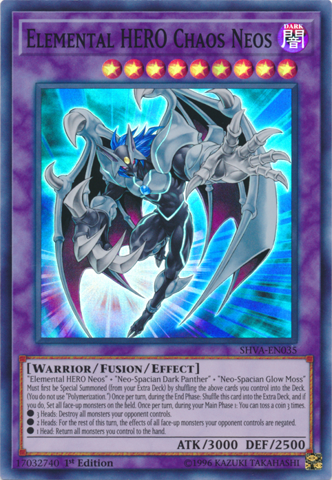 Elemental HERO Chaos Neos [SHVA-EN035] Super Rare | Jomio and Rueliete's Cards and Comics