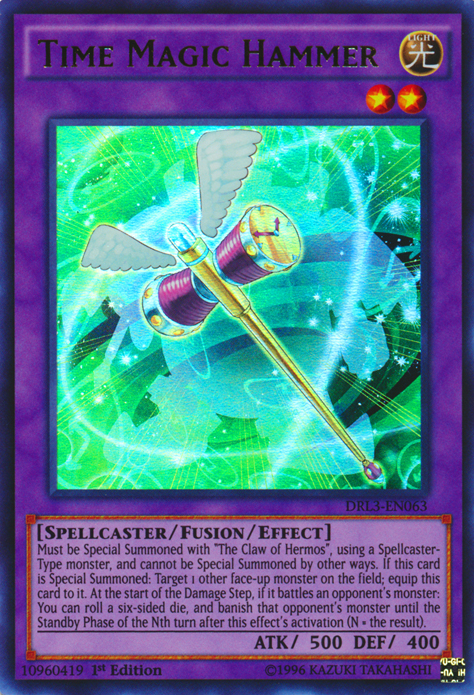 Time Magic Hammer [DRL3-EN063] Ultra Rare | Jomio and Rueliete's Cards and Comics