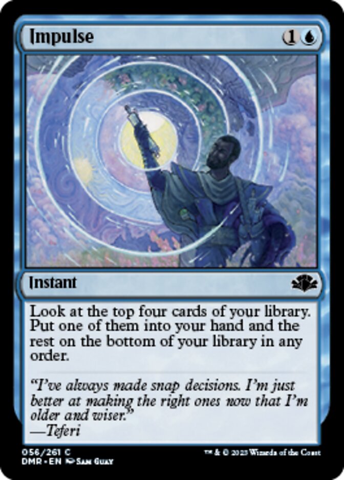 Impulse [Dominaria Remastered] | Jomio and Rueliete's Cards and Comics