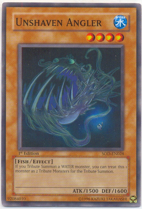 Unshaven Angler [SOD-EN028] Common | Jomio and Rueliete's Cards and Comics