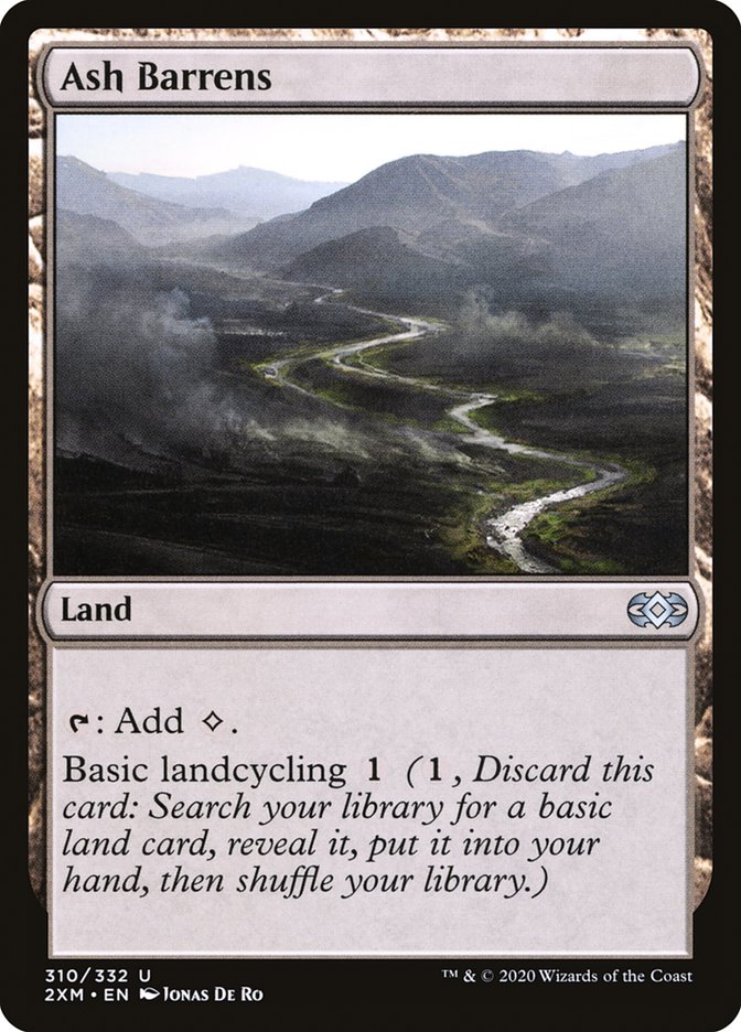 Ash Barrens [Double Masters] | Jomio and Rueliete's Cards and Comics