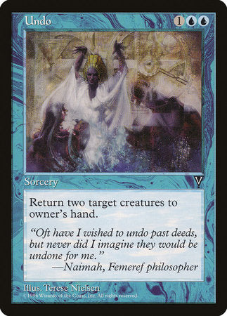 Undo [Visions] | Jomio and Rueliete's Cards and Comics