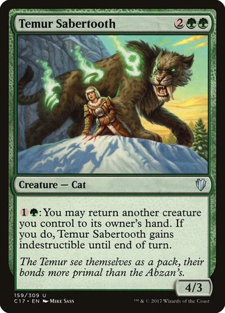 Temur Sabertooth [Commander 2017] | Jomio and Rueliete's Cards and Comics