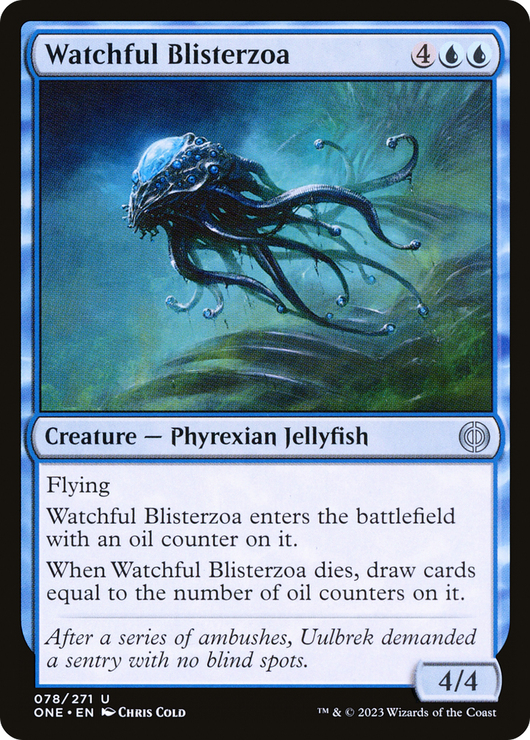 Watchful Blisterzoa [Phyrexia: All Will Be One] | Jomio and Rueliete's Cards and Comics