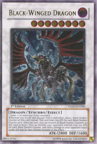 Black-Winged Dragon (UTR) [TSHD-EN040] Ultimate Rare | Jomio and Rueliete's Cards and Comics