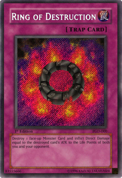 Ring of Destruction [PGD-000] Secret Rare | Jomio and Rueliete's Cards and Comics