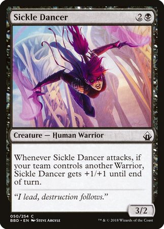 Sickle Dancer [Battlebond] | Jomio and Rueliete's Cards and Comics