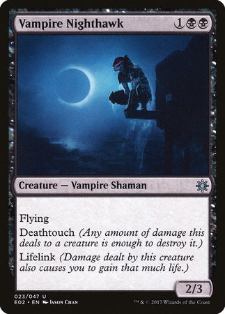 Vampire Nighthawk [Explorers of Ixalan] | Jomio and Rueliete's Cards and Comics