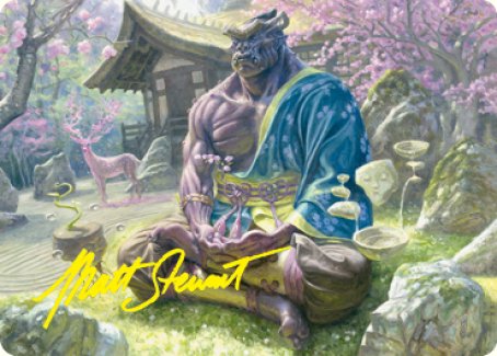 Kosei, Penitent Warlord Art Card (Gold-Stamped Signature) [Kamigawa: Neon Dynasty Art Series] | Jomio and Rueliete's Cards and Comics