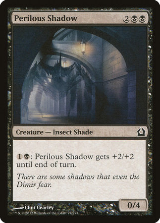 Perilous Shadow [Return to Ravnica] | Jomio and Rueliete's Cards and Comics