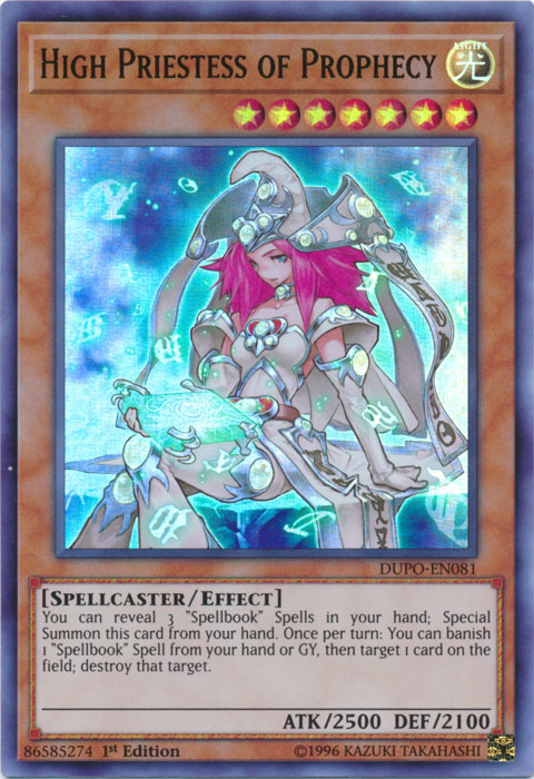 High Priestess of Prophecy [DUPO-EN081] Ultra Rare | Jomio and Rueliete's Cards and Comics