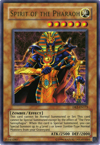 Spirit of the Pharaoh [DR2-EN175] Ultra Rare | Jomio and Rueliete's Cards and Comics