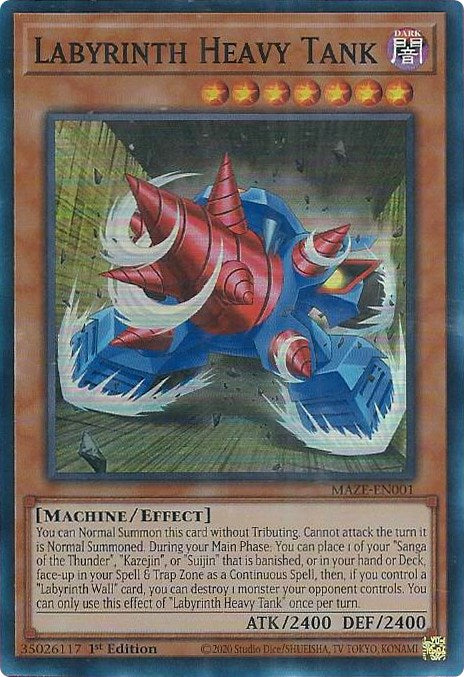 Labyrinth Heavy Tank [MAZE-EN001] Super Rare | Jomio and Rueliete's Cards and Comics