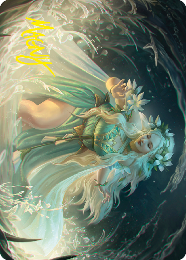 Goldberry, River-Daughter Art Card (Gold-Stamped Signature) [The Lord of the Rings: Tales of Middle-earth Art Series] | Jomio and Rueliete's Cards and Comics