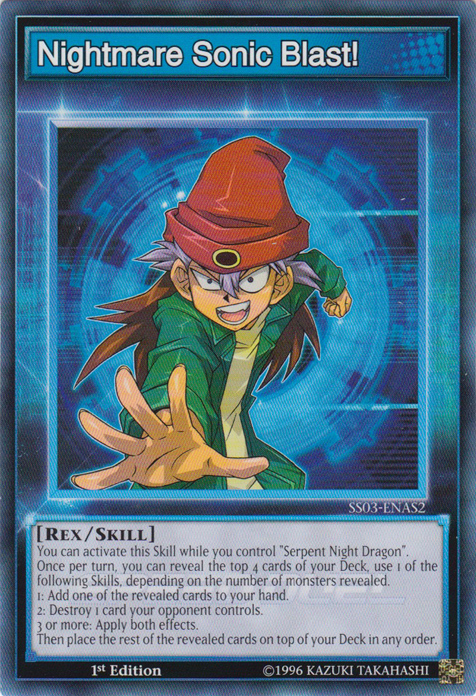 Nightmare Sonic Blast! [SS03-ENAS2] Common | Jomio and Rueliete's Cards and Comics