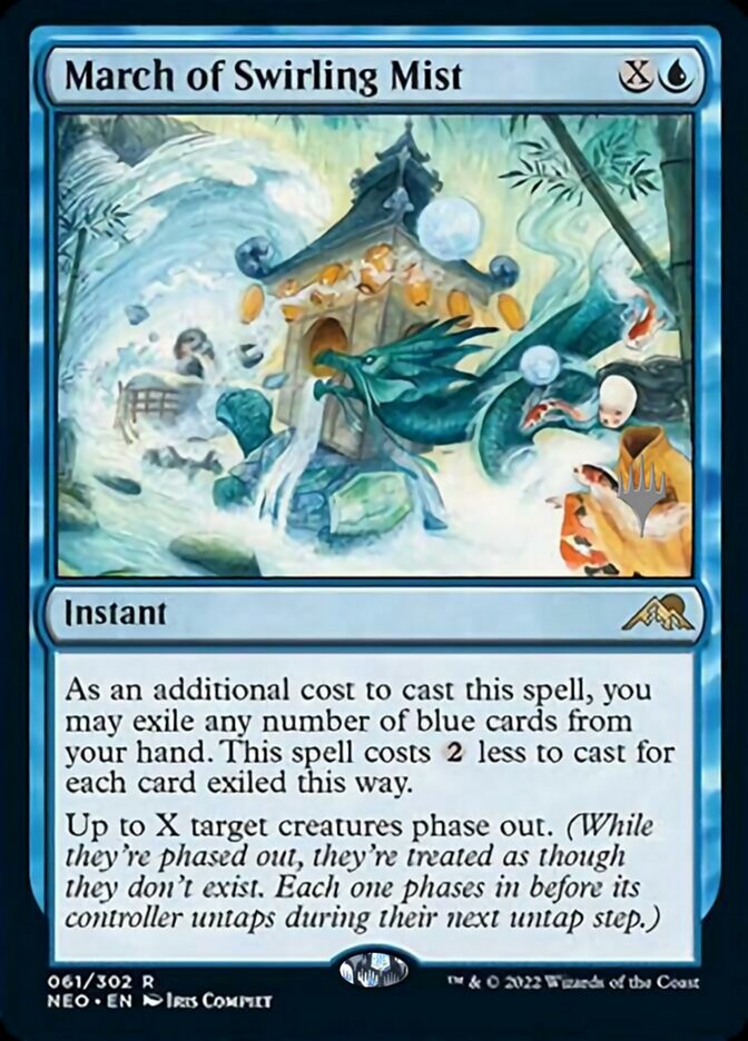 March of Swirling Mist (Promo Pack) [Kamigawa: Neon Dynasty Promos] | Jomio and Rueliete's Cards and Comics