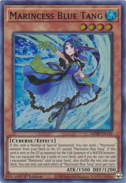 Marincess Blue Tang [MP20-EN149] Super Rare | Jomio and Rueliete's Cards and Comics