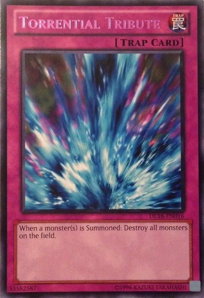 Torrential Tribute (Purple) [DL18-EN016] Rare | Jomio and Rueliete's Cards and Comics