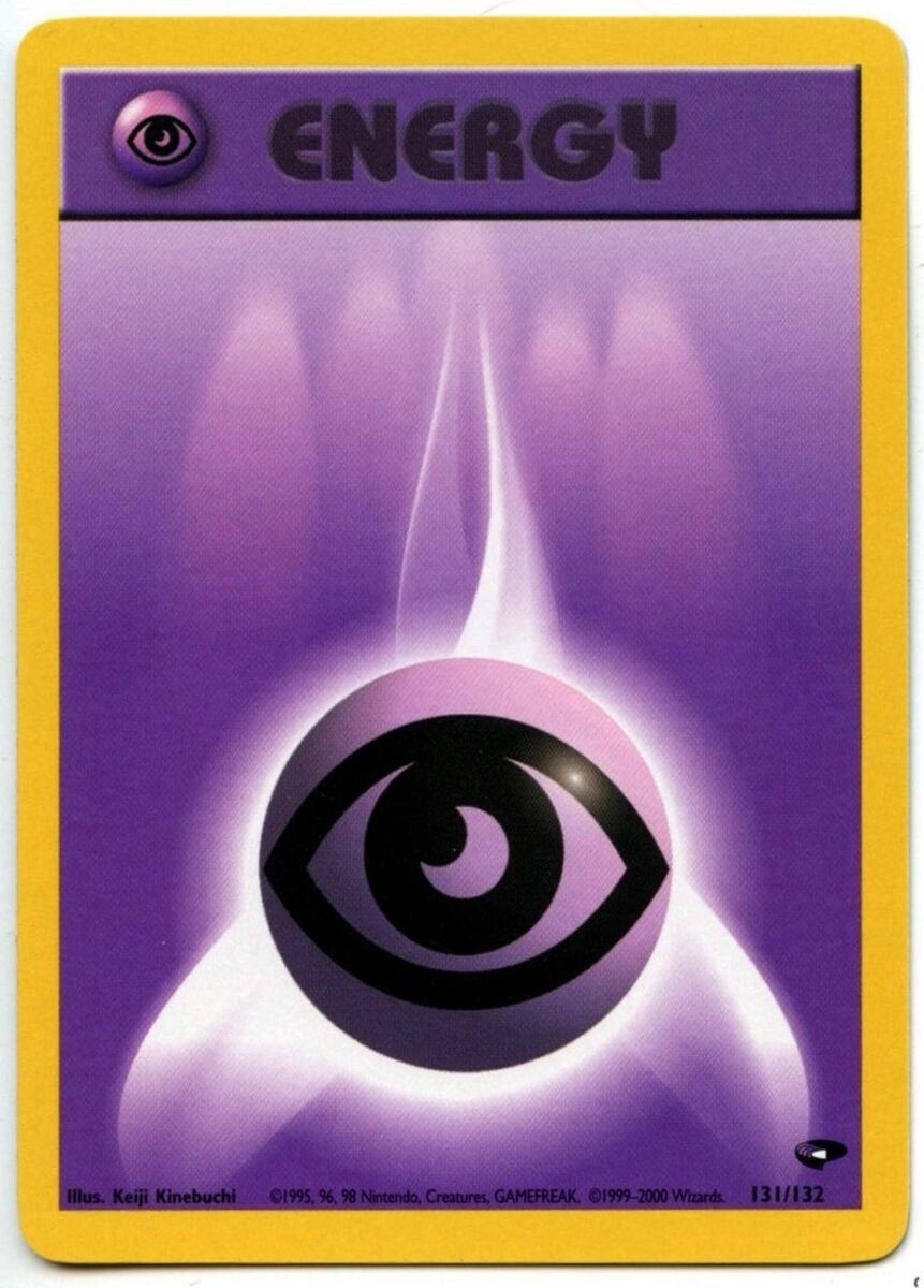 Psychic Energy (131/132) [Gym Heroes Unlimited] | Jomio and Rueliete's Cards and Comics