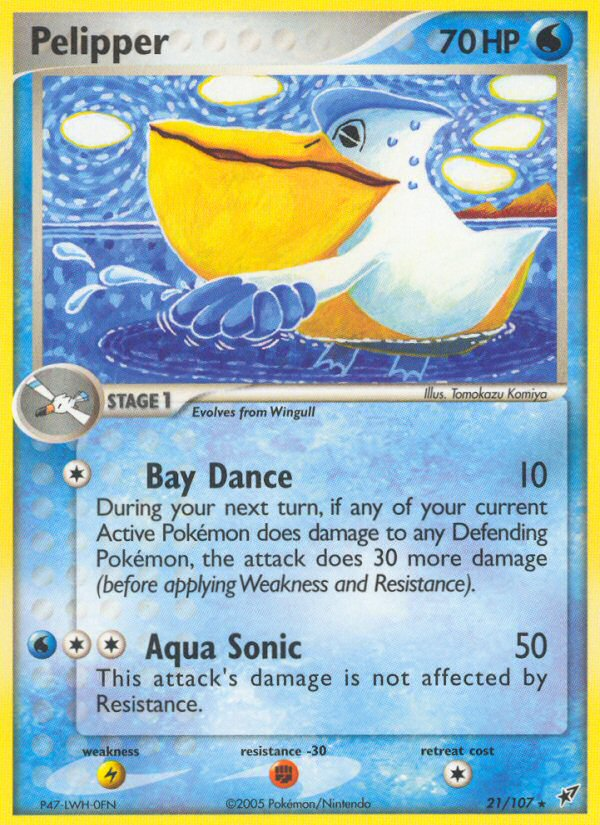 Pelipper (21/107) [EX: Deoxys] | Jomio and Rueliete's Cards and Comics
