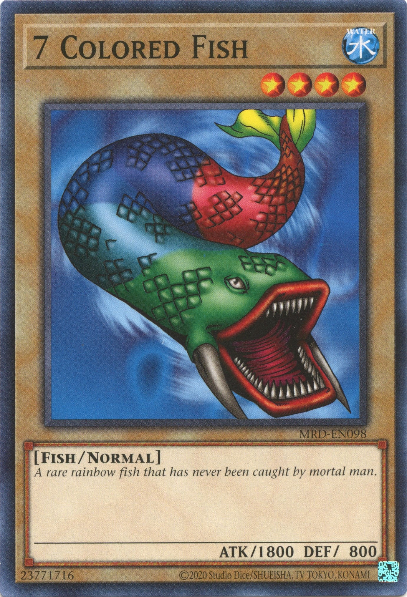 7 Colored Fish (25th Anniversary) [MRD-EN098] Common | Jomio and Rueliete's Cards and Comics