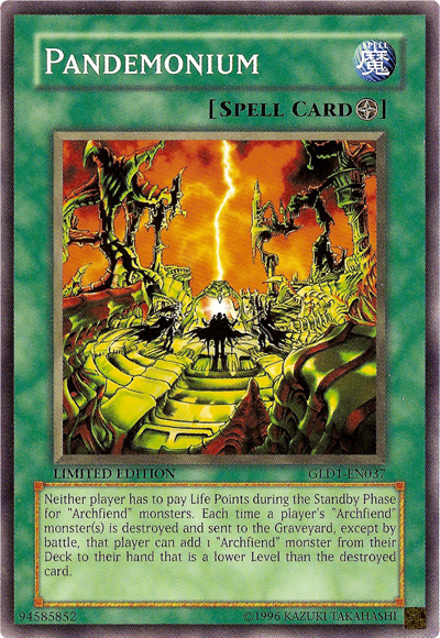 Pandemonium [GLD1-EN037] Common | Jomio and Rueliete's Cards and Comics