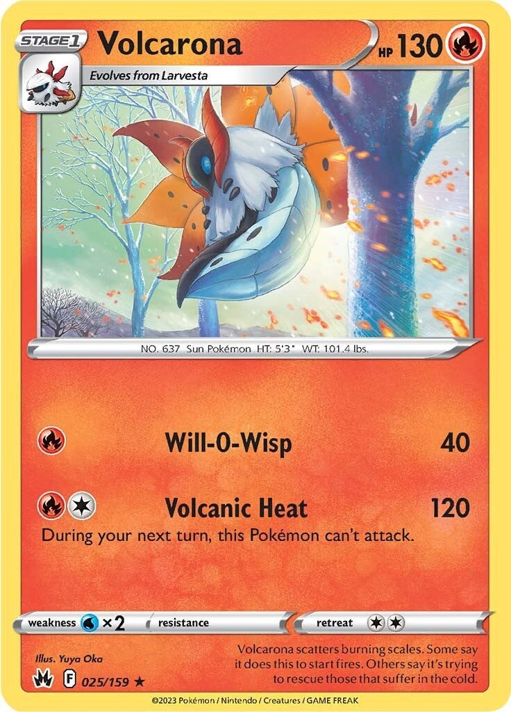Volcarona (025/159) [Sword & Shield: Crown Zenith] | Jomio and Rueliete's Cards and Comics