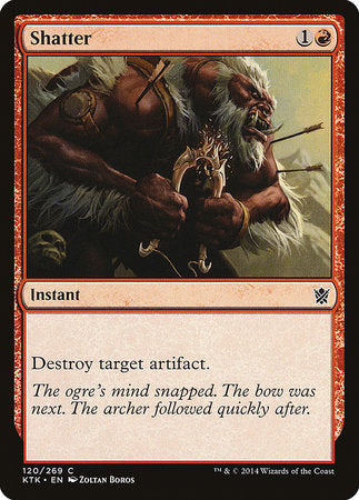 Shatter [Khans of Tarkir] | Jomio and Rueliete's Cards and Comics
