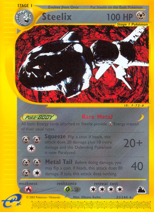 Steelix (31/144) [Skyridge] | Jomio and Rueliete's Cards and Comics