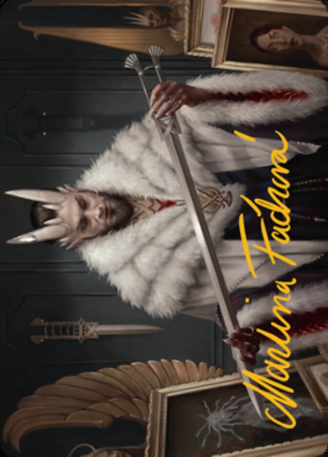 Lord Xander, the Collector Art Card (Gold-Stamped Signature) [Streets of New Capenna Art Series] | Jomio and Rueliete's Cards and Comics