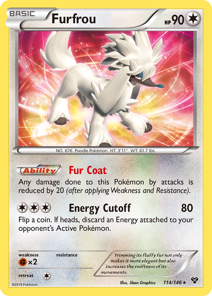 Furfrou (114/146) [XY: Base Set] | Jomio and Rueliete's Cards and Comics