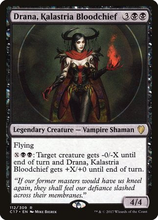 Drana, Kalastria Bloodchief [Commander 2017] | Jomio and Rueliete's Cards and Comics