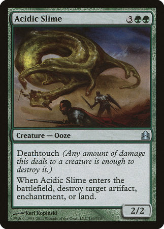 Acidic Slime [Commander 2011] | Jomio and Rueliete's Cards and Comics