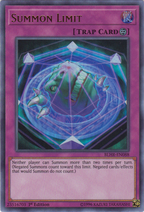 Summon Limit [BLHR-EN088] Ultra Rare | Jomio and Rueliete's Cards and Comics