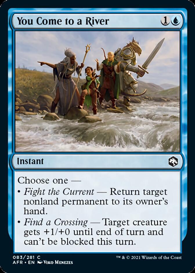 You Come to a River [Dungeons & Dragons: Adventures in the Forgotten Realms] | Jomio and Rueliete's Cards and Comics
