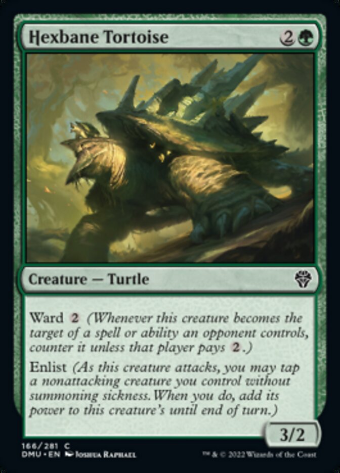 Hexbane Tortoise [Dominaria United] | Jomio and Rueliete's Cards and Comics