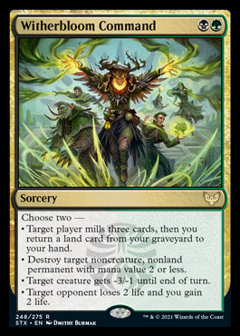 Witherbloom Command [Strixhaven: School of Mages] | Jomio and Rueliete's Cards and Comics