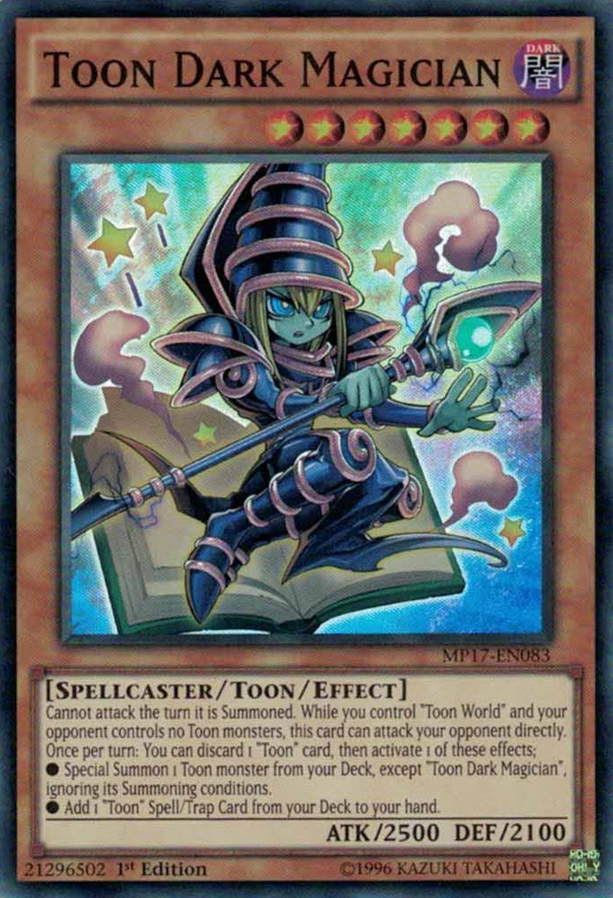 Toon Dark Magician [MP17-EN083] Super Rare | Jomio and Rueliete's Cards and Comics
