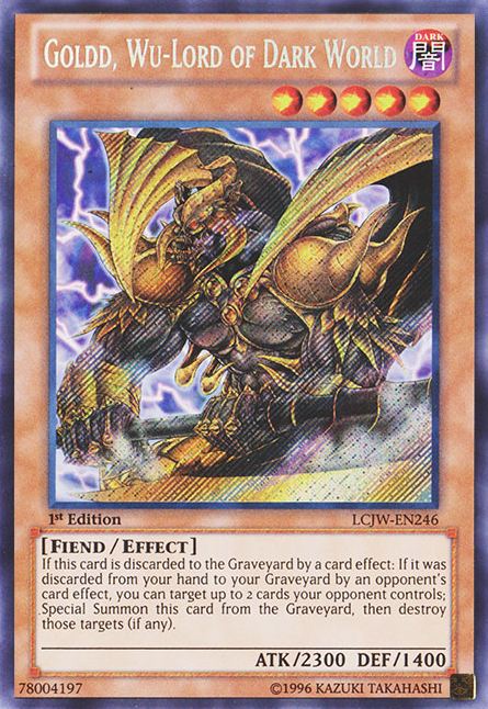 Goldd, Wu-Lord of Dark World [LCJW-EN246] Secret Rare | Jomio and Rueliete's Cards and Comics