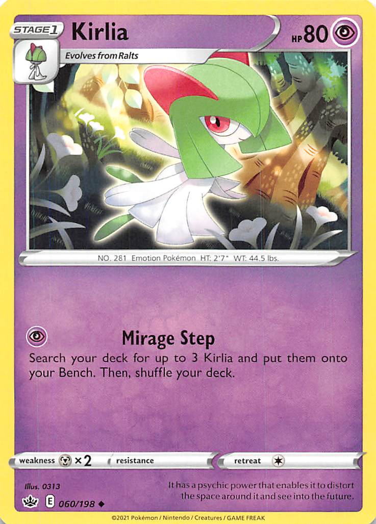 Kirlia (060/198) [Sword & Shield: Chilling Reign] | Jomio and Rueliete's Cards and Comics