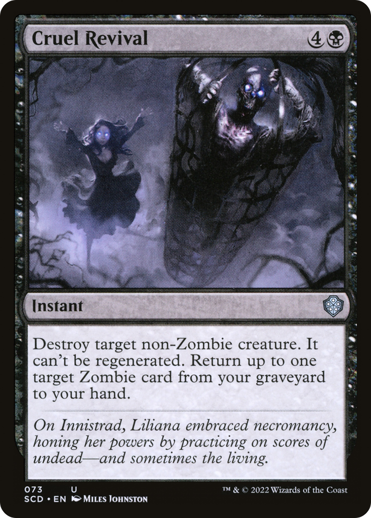 Cruel Revival [Starter Commander Decks] | Jomio and Rueliete's Cards and Comics