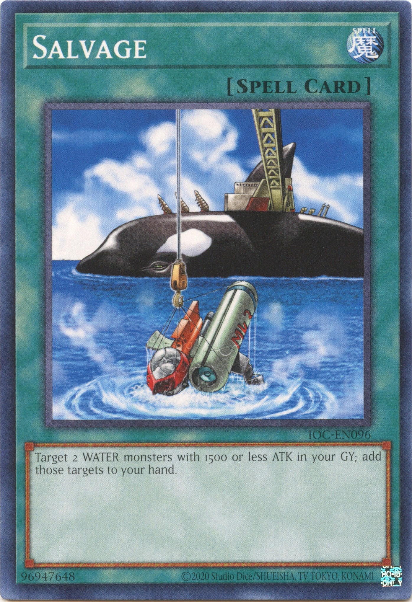 Salvage (25th Anniversary) [IOC-EN096] Common | Jomio and Rueliete's Cards and Comics