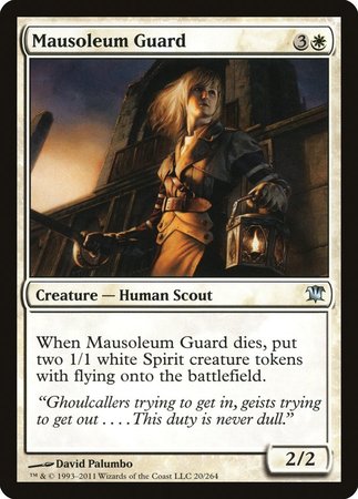 Mausoleum Guard [Innistrad] | Jomio and Rueliete's Cards and Comics