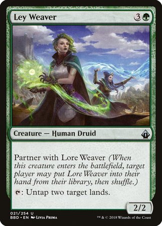 Ley Weaver [Battlebond] | Jomio and Rueliete's Cards and Comics