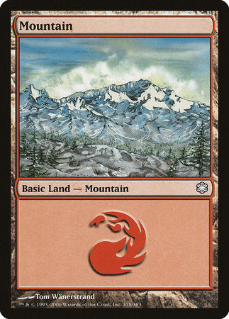 Mountain (378) [Coldsnap Theme Decks] | Jomio and Rueliete's Cards and Comics