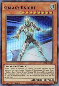 Galaxy Knight (Purple) [LDS2-EN049] Ultra Rare | Jomio and Rueliete's Cards and Comics