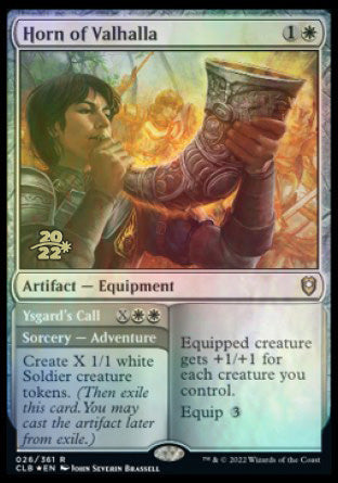Horn of Valhalla // Ysgard's Call [Commander Legends: Battle for Baldur's Gate Prerelease Promos] | Jomio and Rueliete's Cards and Comics