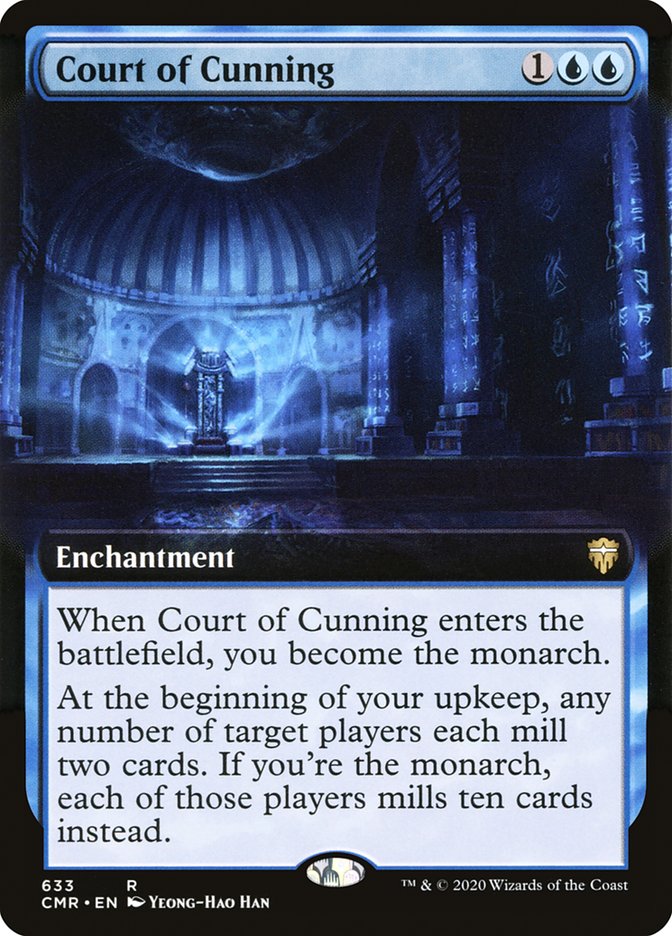 Court of Cunning (Extended Art) [Commander Legends] | Jomio and Rueliete's Cards and Comics